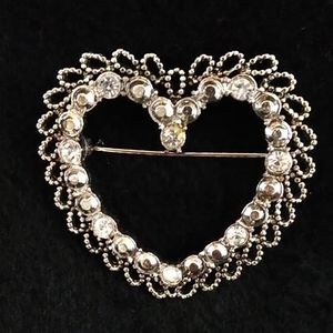Heart brooch